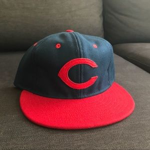 Ebbets Field Flannel Cleveland Indians Strapback